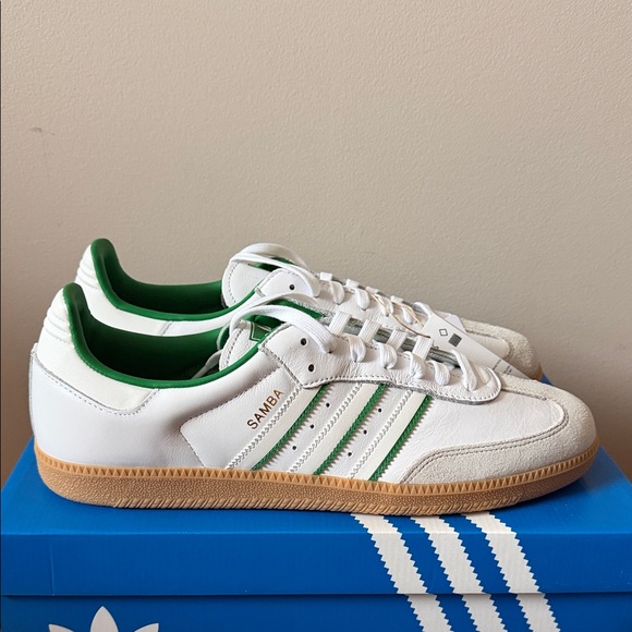 Adidas Samba OG White Green JI2044 Men’s Size 12.5